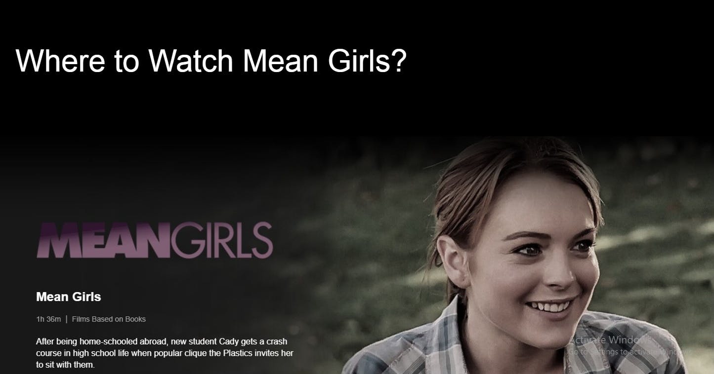 Where to Watch Mean Girls? 